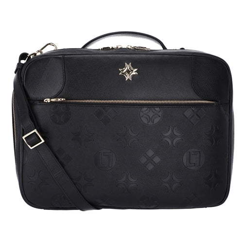 BOLSA PRETO COURO LOGOGRAMA